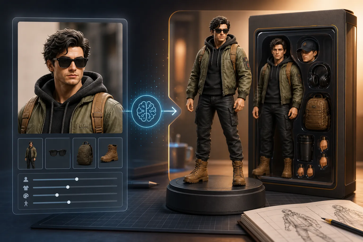 What is the AI Action Figure Generator?