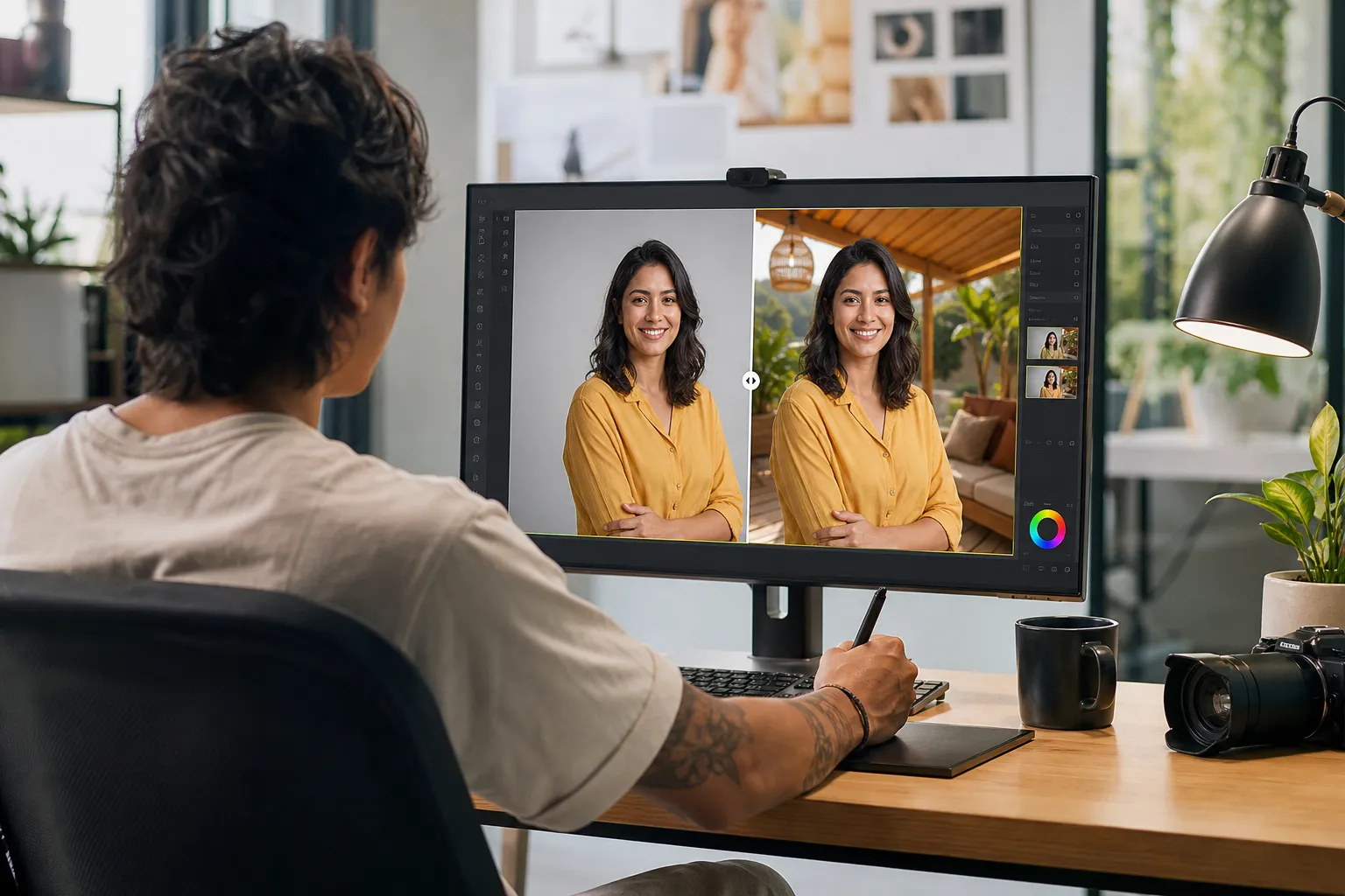 What is the AI Background Changer?