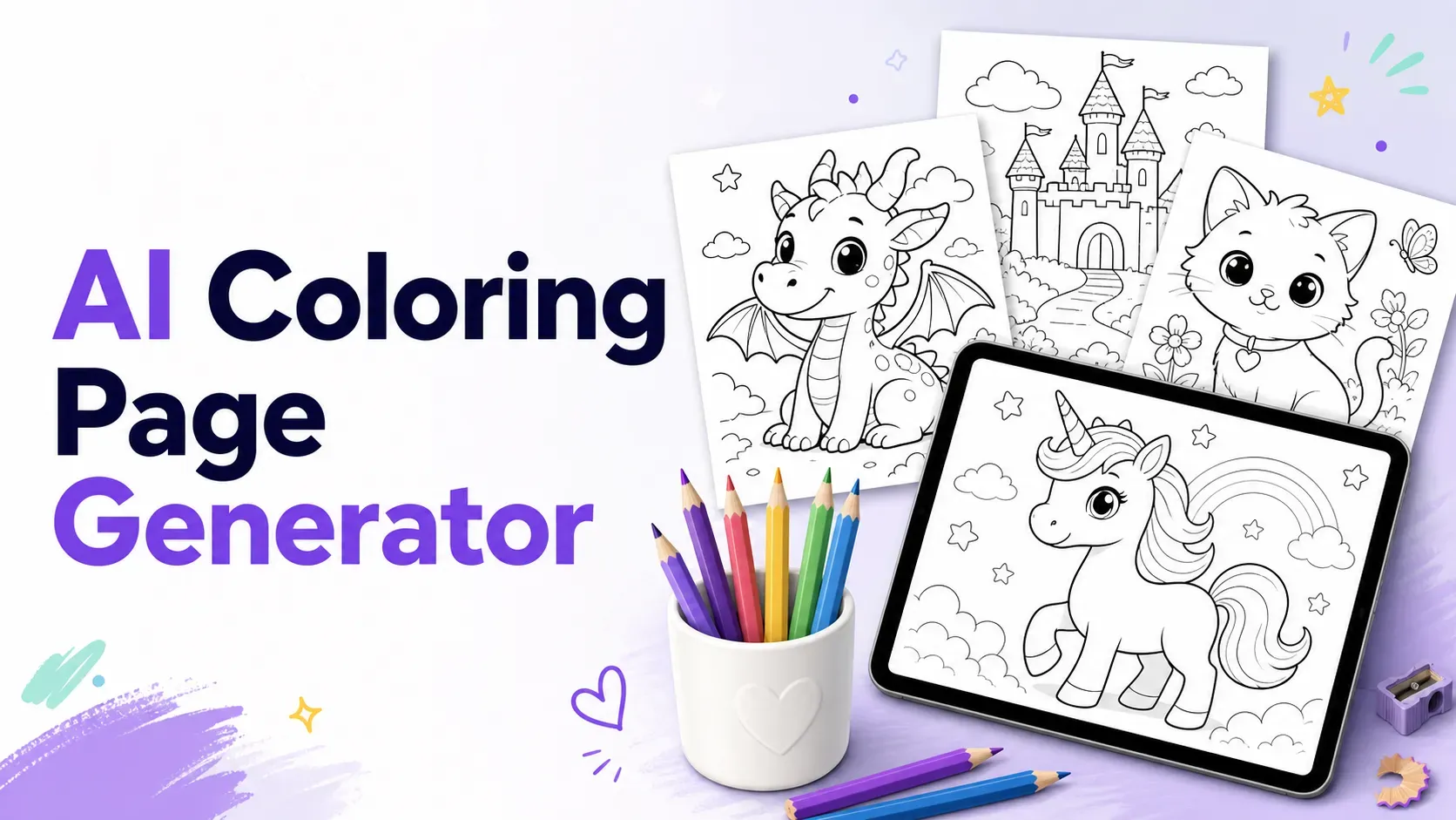 AI Coloring Page Generator