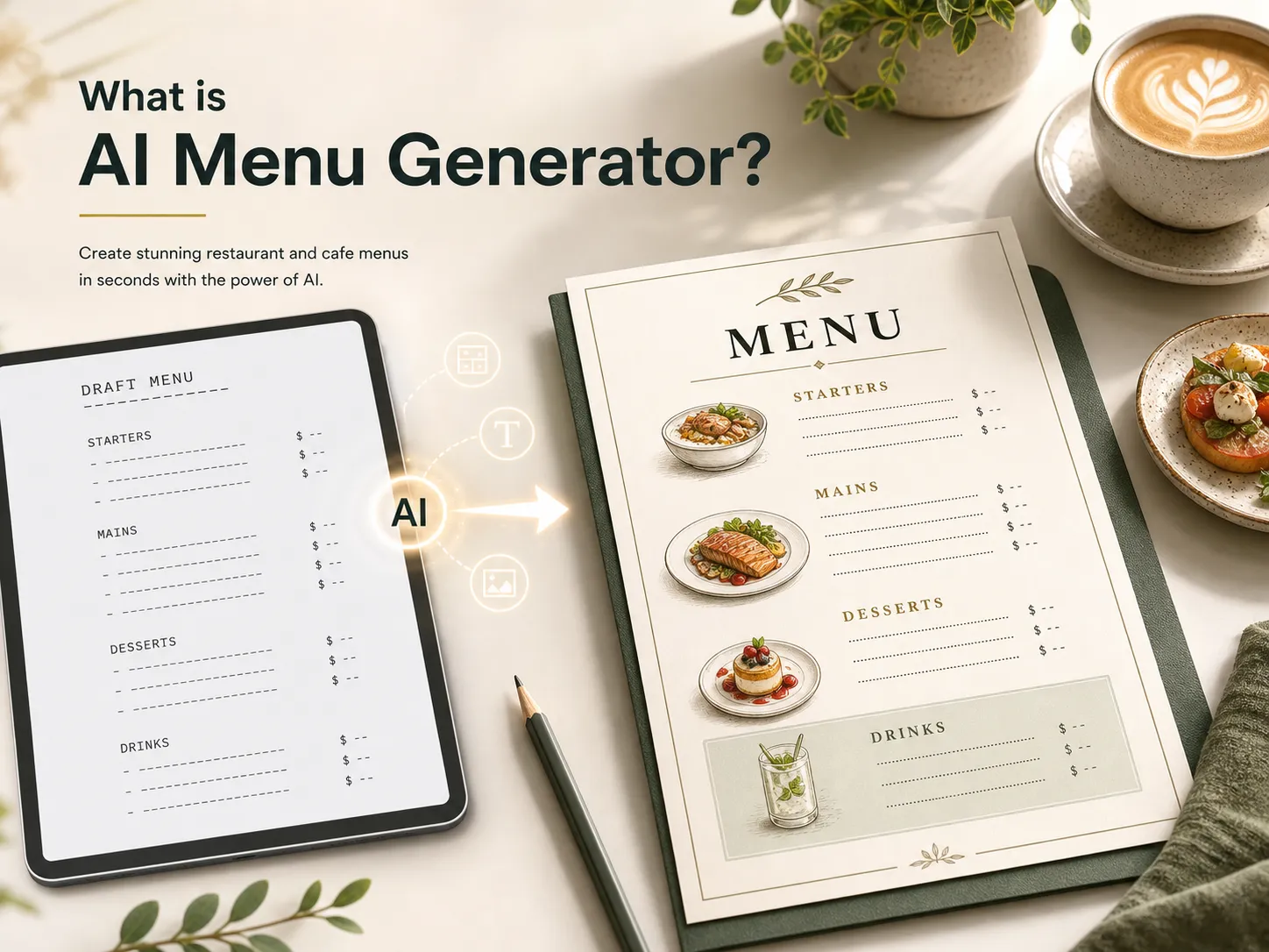 What is the AI Menu Generator?