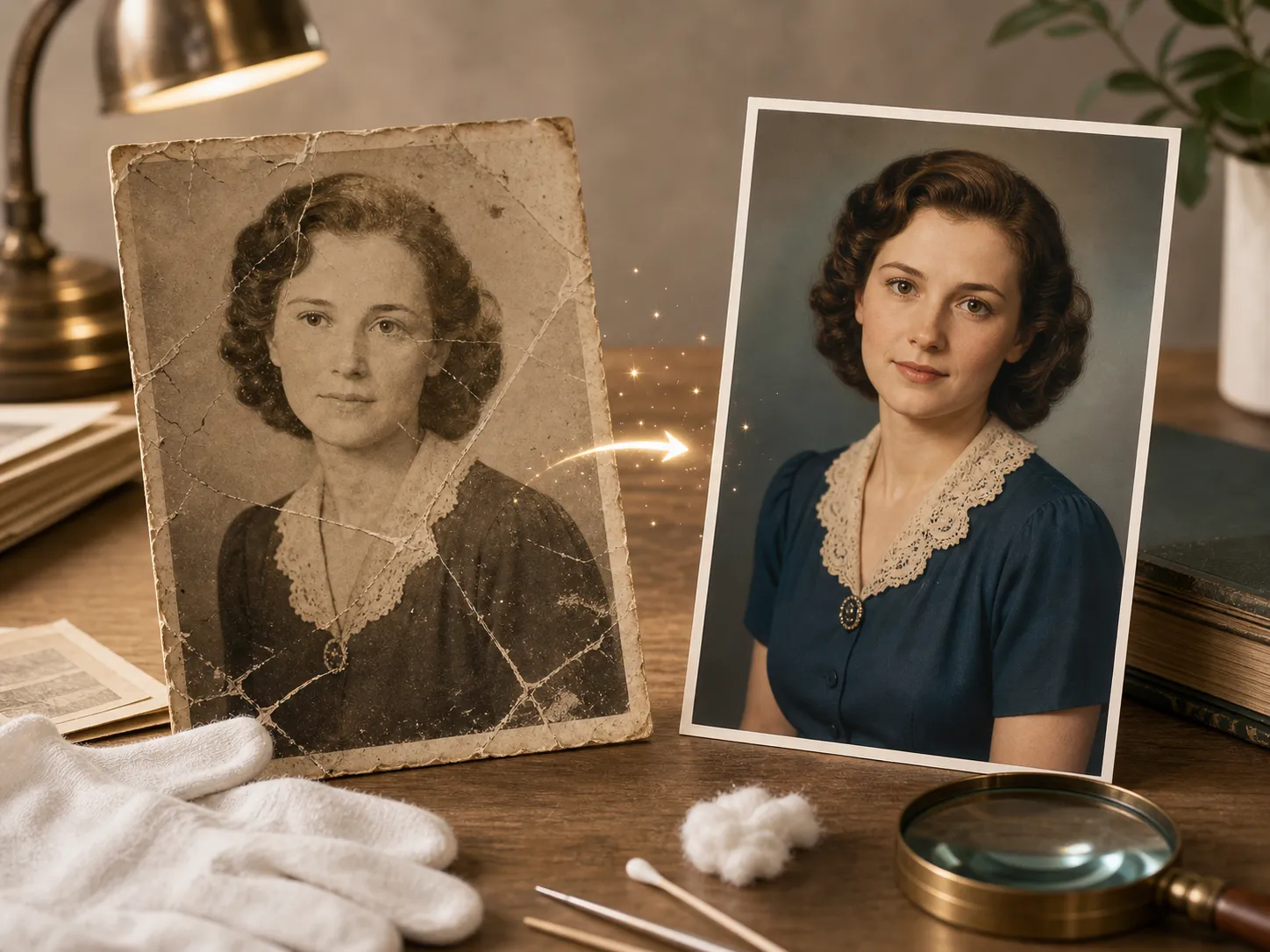 What is AI Old Photo Restoration?